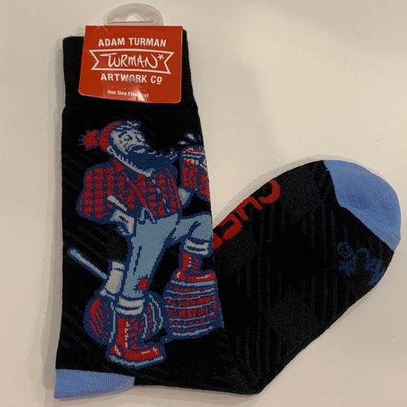 Adam Turman Artwork Co. Lumberjack Socks, New - Picture 1 of 7